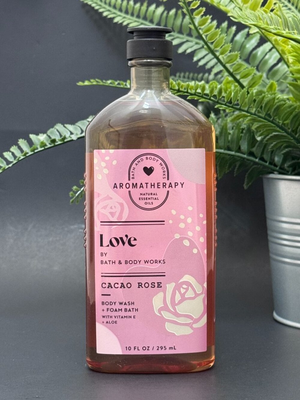 Bath & Body Works Aromatherapy Love Cacao Rose Body Wash & Foam Bath